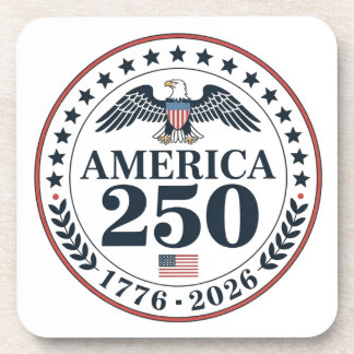 Official America 250th Anniversary Commemorative Bier Onderzetter