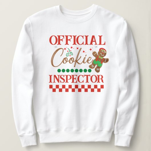 Official Cookie Inspector Sweatshirt - Funny Chris (Design devant)
