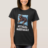 Official Doberman Sleepshirt Cute Dobie Dog Lover T-shirt (Voorkant)