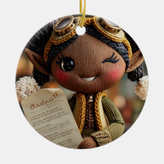  Official Elf Report  Keramisch Ornament
