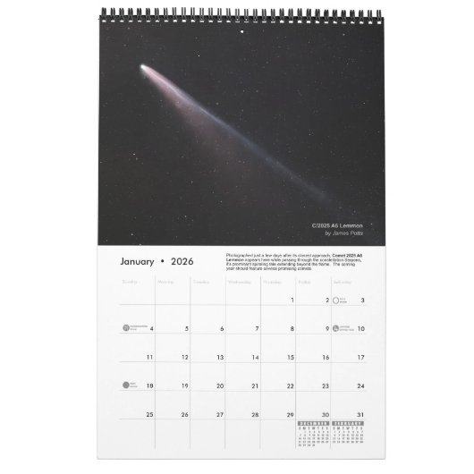 Official FWAS 2026 Member Wall Calendar - Medium Kalender (Jan 2026)