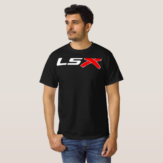 Official GM Licensed LSX standaard T-shirt (Voorkant volledig)