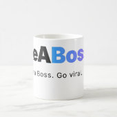 Official LikeABoss.fun Minimalist Logo Mug (Centre)