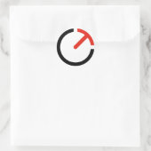 Official LOGO Ronde Sticker (Tas)
