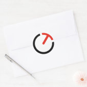 Official LOGO Ronde Sticker (Envelop)