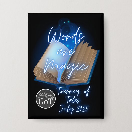 Official Tourney of Tales July 2025 Button (Voorkant)