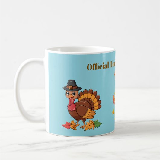 Official Turkey Taster Lucas Thanksgiving Mug (Gauche)