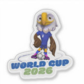 Official USA Mascot World Cup 2026 Sticker (Voorkant)