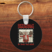 Officially Unburdened By What Has Been Trump Victo Sleutelhanger (Voorkant)