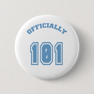 Officieel 101 ronde button 5,7 cm