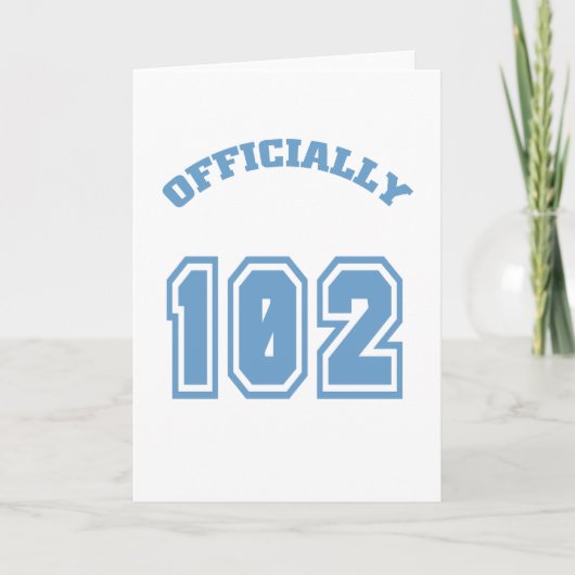 Officieel 102 kaart (Voorkant)