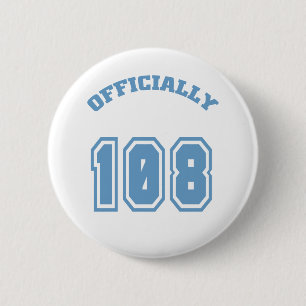 Officieel 108 ronde button 5,7 cm
