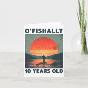 Officieel 10 jaar oud 2015 Gevist Visser 10e Kaart