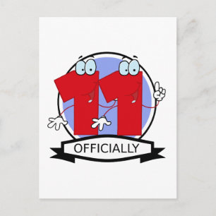 Officieel 11 zondagse banner briefkaart