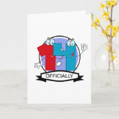 Officieel 14 zondagse banner kaart (Gele Bloem)