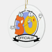 Officieel 30 zondagse banner keramisch ornament (Links)