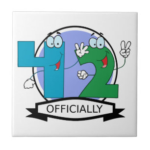 Officieel 42 zondagse banner tegeltje