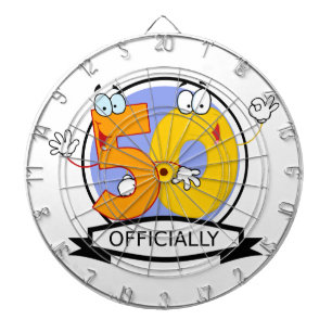 Officieel 50-jarige banner dartbord