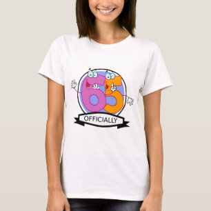 Officieel 65-jarige banner t-shirt