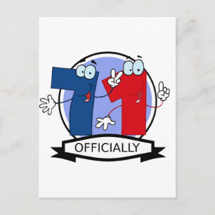 Officieel 71 zondagse banner briefkaart