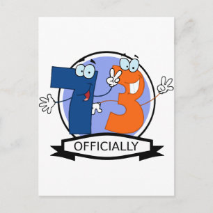 Officieel 73 jaarbanner briefkaart