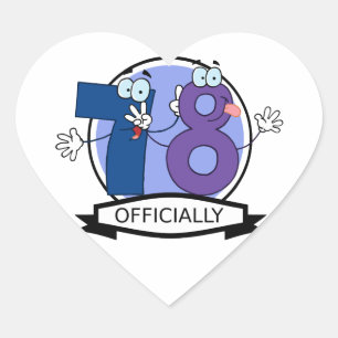 Officieel 78 zondagse banner hart sticker