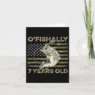 Officieel 7 jaar oud Shirt 7e verjaardag Amerikaan Kaart
