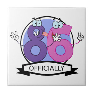 Officieel 86 zondagstanner tegeltje