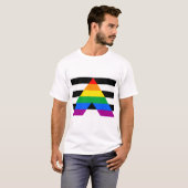 OFFICIEEL ALLY FLAG T-SHIRT (Voorkant volledig)