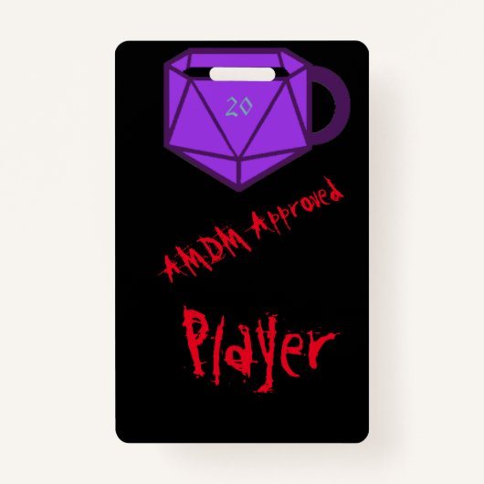 Officieel AMDM Player-Label Badge (Voorkant)