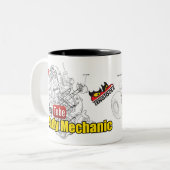 Officieel Andy Mechanic Mok-koffie- en theecompati Tweekleurige Koffiemok (Voorkant links)