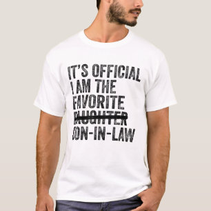 Officieel ben ik de favoriete schoonzoon grappig t-shirt