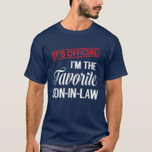 Officieel ben ik de favoriete schoonzoon t-shirt