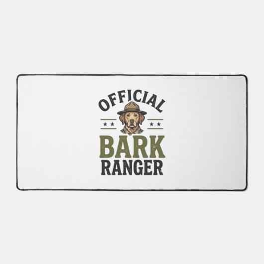 Officieel Blaas Ranger Hond Vintage Grafisch_1 Bureaumat (Voorkant)