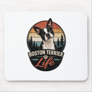 Officieel Boston Terrier Leven Logo Muismat