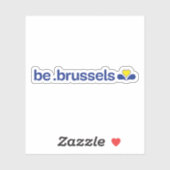 Officieel Brussels Hoofdstedelijk Gewest logo v2,  Sticker (Vel)