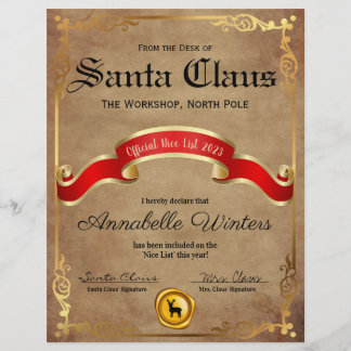 Officieel certificaat van Nice