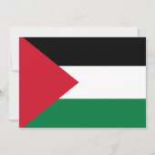 officieel de staatsvlag van Palestina Kaart (Voorkant)