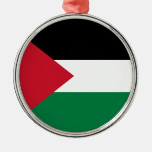 officieel de staatsvlag van Palestina Metalen Ornament