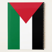 officieel de staatsvlag van Palestina Planner (Achterkant)