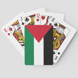 officieel de staatsvlag van Palestina Pokerkaarten