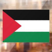 officieel de staatsvlag van Palestina Raamsticker (Vel 2)