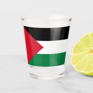 officieel de staatsvlag van Palestina Shot Glas