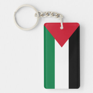 officieel de staatsvlag van Palestina Sleutelhanger
