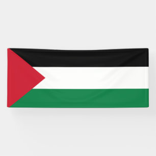 officieel de staatsvlag van Palestina Spandoek