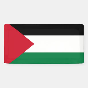 officieel de staatsvlag van Palestina Spandoek