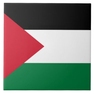 officieel de staatsvlag van Palestina Tegeltje
