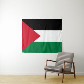 officieel de staatsvlag van Palestina Wandkleed (In Situ (horizontaal))