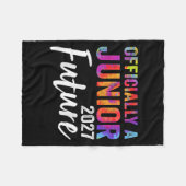 Officieel een Junior Future CL van 2027 Tie Dye Fleece Deken (Voorkant (Horizontaal))