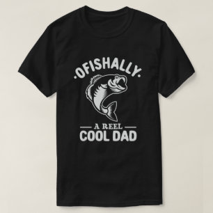 Officieel een Reel Coole Papa Grappige Visliefhebb T-shirt
